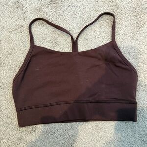 Women's Brown Sports Bra CRZ YOGA